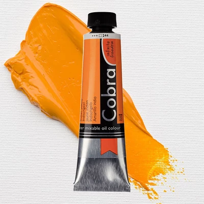 Talens Cobra Culori ulei solubile în apă, 40 ml - 244, indian yellow