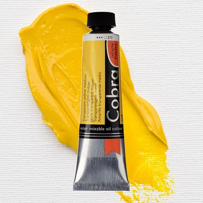 Talens Cobra Culori ulei solubile în apă, 40 ml - 272, transparent yellow medium
