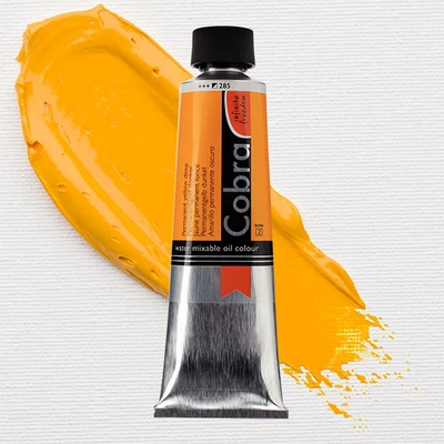 Talens Cobra Culori ulei solubile în apă, 40 ml - 285, permanent yellow deep