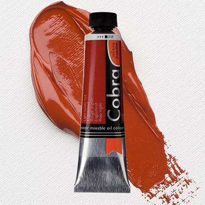 Talens Cobra Culori ulei solubile în apă, 40 ml - 339, light oxide red