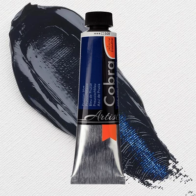 Talens Cobra Culori ulei solubile în apă, 40 ml - 508, prussian blue