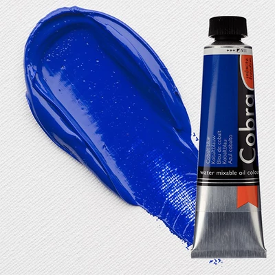 Talens Cobra Culori ulei solubile în apă, 40 ml - 511, cobalt blue