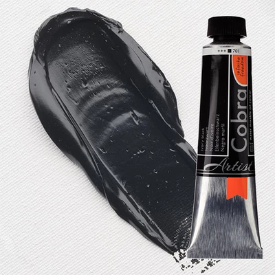 Talens Cobra Culori ulei solubile în apă, 40 ml - 701, ivory black