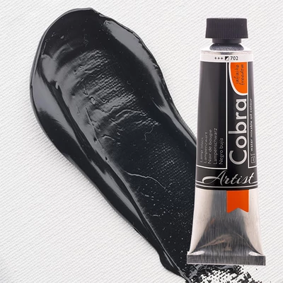 Talens Cobra Culori ulei solubile în apă, 40 ml - 702, lamp black