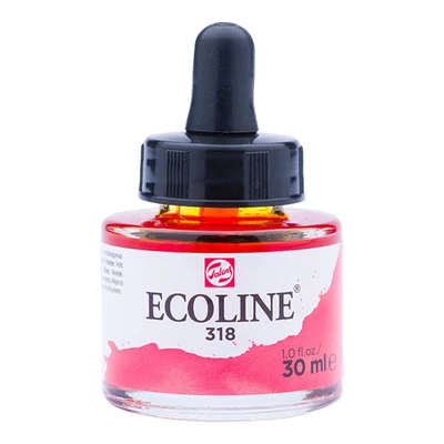 Talens Ecoline Culori acuarelă lichide 30 ml - 318, carmine