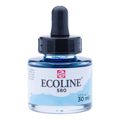 Talens Ecoline Culori acuarelă lichide 30 ml - 580, pastel blue