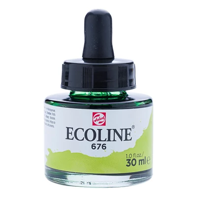 Talens Ecoline Culori acuarelă lichide 30 ml - 676, grass green