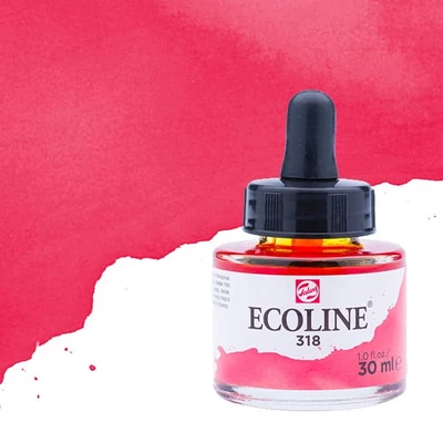 Talens Ecoline Culori acuarelă lichide 30 ml - 318, carmine