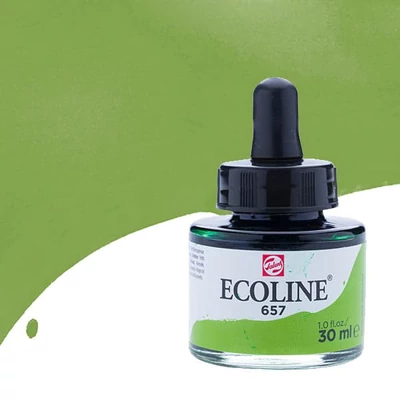 Talens Ecoline Culori acuarelă lichide 30 ml - 657, bronze green