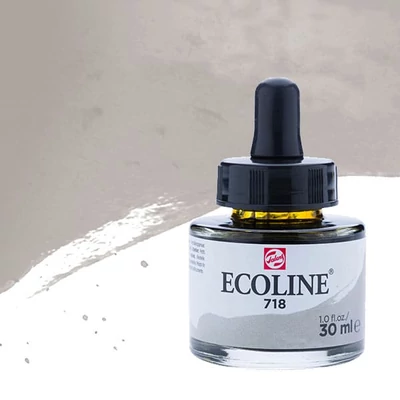 Talens Ecoline Culori acuarelă lichide 30 ml - 718, warm grey