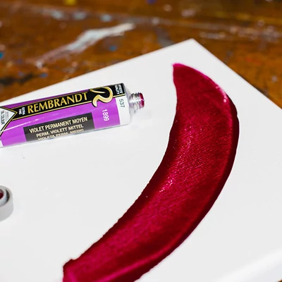 Talens Rembrandt Culori ulei, 40 ml - 537, permanent violet medium