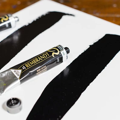 Talens Rembrandt Culori ulei, 40 ml - 735, oxide black