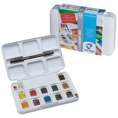 Set de Culori acuarelă  Talens Van Gogh - 12 buc