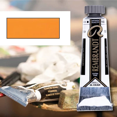 Talens Rembrandt Culori ulei, 40 ml - 210, cadmium yellow deep
