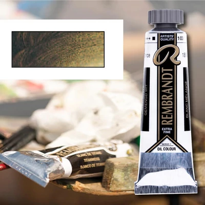Talens Rembrandt Culori ulei, 40 ml - 410, umber greenish