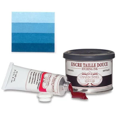 Vopsea gravură Charbonnel , 60 ml - turquoise blue
