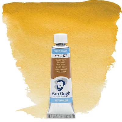 Culori acuarelă Talens Van Gogh în tub 10 ml - 227, yellow ochre