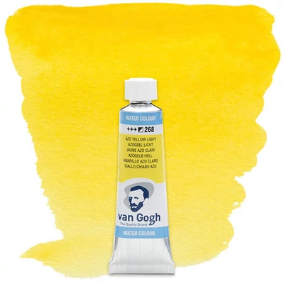 Culori acuarelă Talens Van Gogh în tub 10 ml - 268, azo yellow light