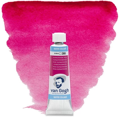 Culori acuarelă Talens Van Gogh în tub 10 ml - 366, quinacridone rose