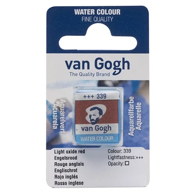 Culori acuarelă Talens Van Gogh în recipient de 1/2 - 339, light oxide red