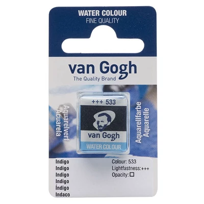 Culori acuarelă Talens Van Gogh în recipient de 1/2 - 533, indigo