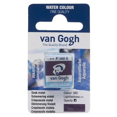 Culori acuarelă Talens Van Gogh în recipient de 1/2 - 560, dusk violet