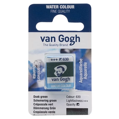 Culori acuarelă Talens Van Gogh în recipient de 1/2 - 630, dusk green