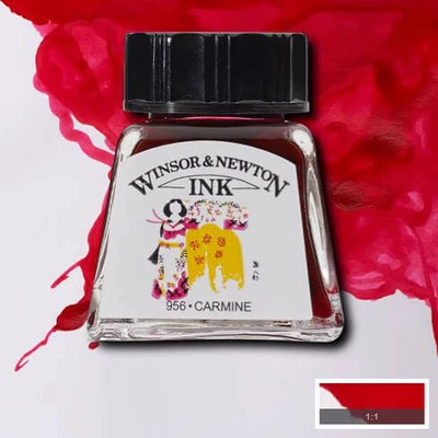 Cerneală Winsor&amp;Newton, 14 ml - 127, carmin