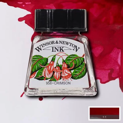 Cerneală Winsor&amp;Newton, 14 ml - 203, purpuriu