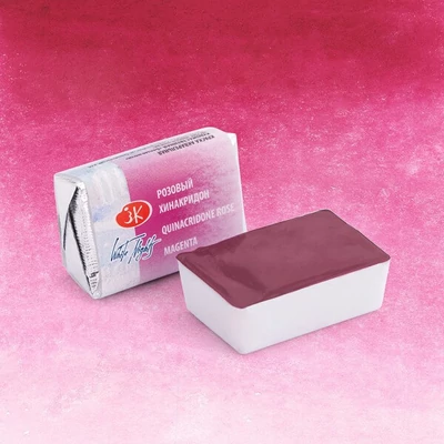 Culori acuarelă White Nights în recipient de 2,5 ml - 324 quinacridone rose