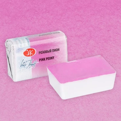 Culori acuarelă White Nights în recipient de 2,5 ml, pastel - 366, pink peony