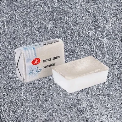 Culori acuarelă White Nights în recipient de 2,5 ml, metal - 961, silver light