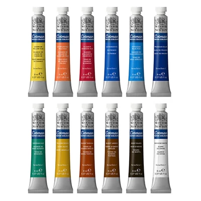 Culori acuarelă  Winsor&amp;Newton Cotman tub, 8 ml - in diverse culori