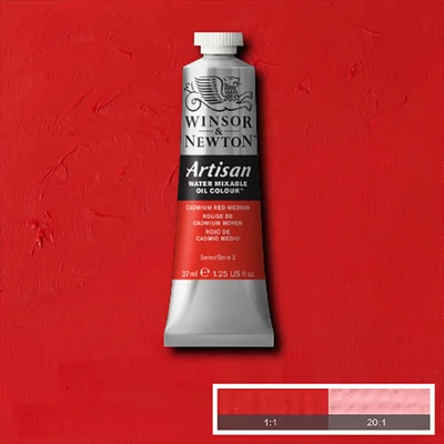 Winsor&Newton Artisan Culori ulei solubile în apă, 37 ml - 099, cadmium red medium