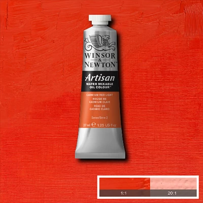 Winsor&Newton Artisan Culori ulei solubile în apă, 37 ml - 100, cadmium red light