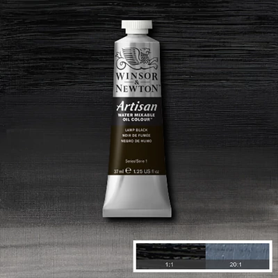 Winsor&Newton Artisan Culori ulei solubile în apă, 37 ml - 337, lamp black