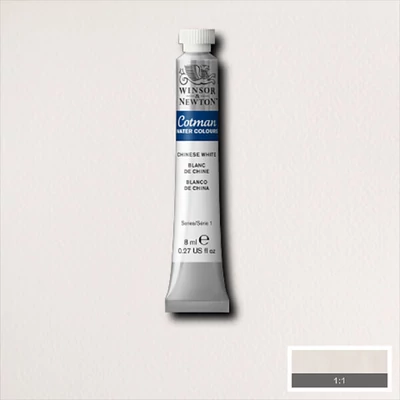 Culori acuarelă Winsor&amp;amp;Newton Cotman în tub 8 ml - 150, chinese white