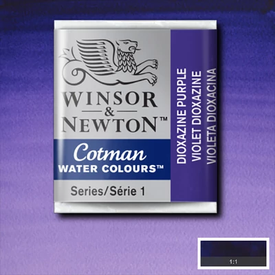 Culori acuarelă Winsor&Newton Cotman în recipient 1/2 - 231, dioxazine violet