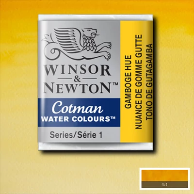 Culori acuarelă Winsor&Newton Cotman în recipient 1/2 - 266, gamboge hue