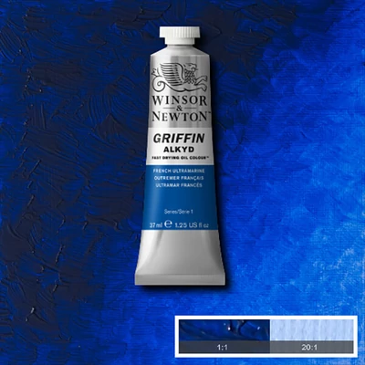 Winsor&Newton Griffin Alkyd Culori ulei, 37 ml - 263, french ultramarine