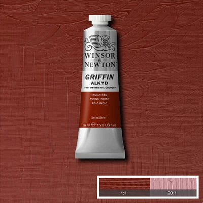 Winsor&Newton Griffin Alkyd Culori ulei, 37 ml - 317, indian red