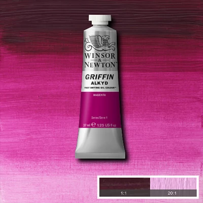 Winsor&amp;amp;Newton Griffin Alkyd Culori ulei, 37 ml - 380, magenta