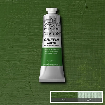 Winsor&amp;amp;Newton Griffin Alkyd Culori ulei, 37 ml - 459, oxide of chromium