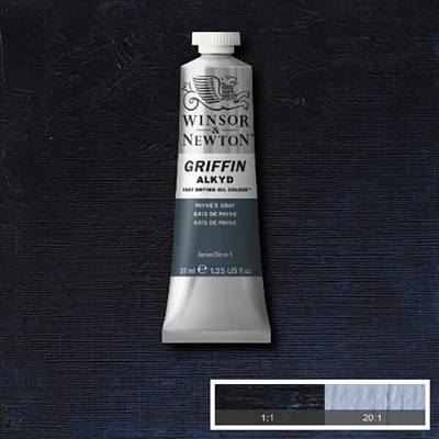 Winsor&Newton Griffin Alkyd Culori ulei, 37 ml - 465, payne's gray