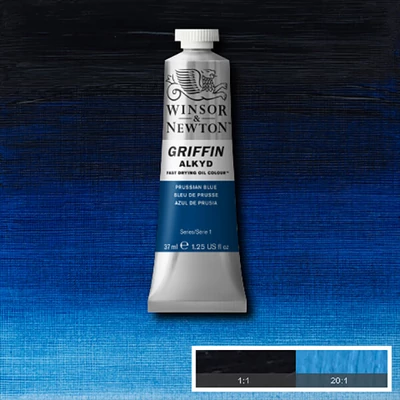Winsor&Newton Griffin Alkyd Culori ulei, 37 ml - 538, prussian blue
