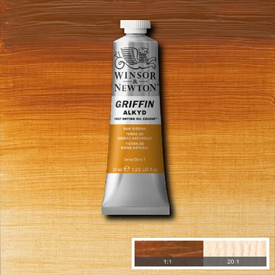 Winsor&amp;amp;Newton Griffin Alkyd Culori ulei, 37 ml - 552, raw sienna