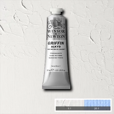 Winsor&Newton Griffin Alkyd Culori ulei, 37 ml - 644, titanium white