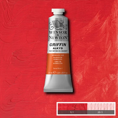 Winsor&amp;amp;Newton Griffin Alkyd Culori ulei, 37 ml - 680, vermilion hue