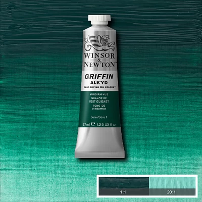 Winsor&Newton Griffin Alkyd Culori ulei, 37 ml - 696, viridian hue