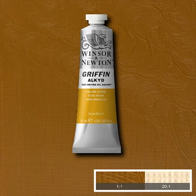 Winsor&amp;amp;Newton Griffin Alkyd Culori ulei, 37 ml - 744, yellow ochre